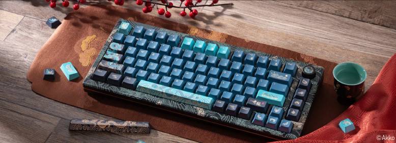 Tastaturen in coolen Designs bei Akko Akko Tastatur im Drachen-Stil