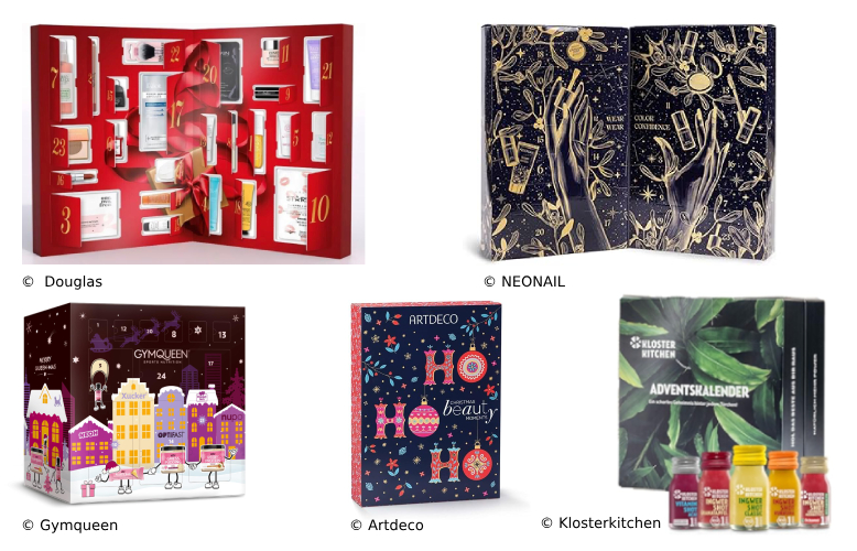 Beauty- und Gesundheits-Adventskalender Beauty- und Gesundheits-Adventskalender mit Gutschein günstiger bestellen