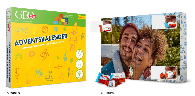 Adventskalender von GEOlino und Pixum Bastel- und DIY-Adventskalender