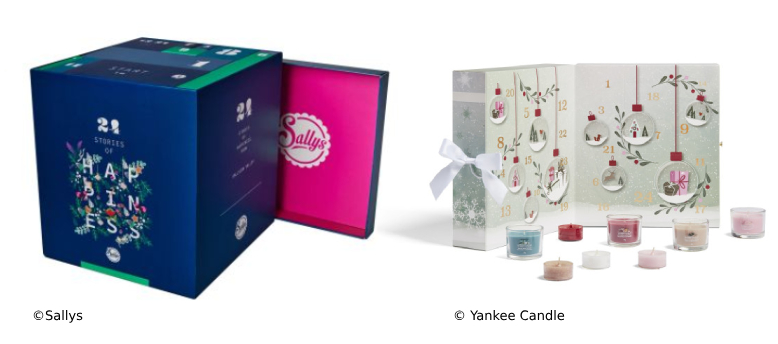 Sallys und Yankee Candle Adventskalender Adventskalender von Sallys und Yankee Candle