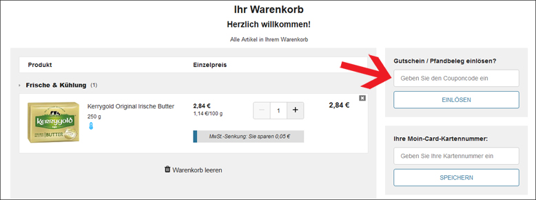 Gib deinen Gutscheincode hier ein Deinen Combi Gutschein kannst du hier einlösen