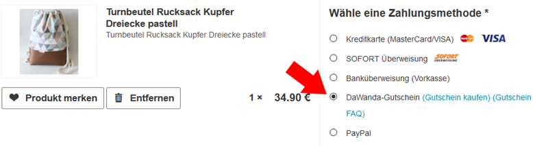 So löst du deinen DaWanda Gutschein ein So löst du deinen DaWanda Gutschein ein