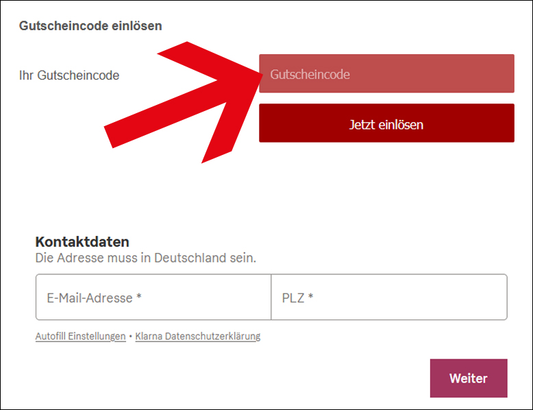 So aktivierst du deinen Couponcode richtig Löse deinen Druckerzubehoer Gutschein im Bestellprozess ein