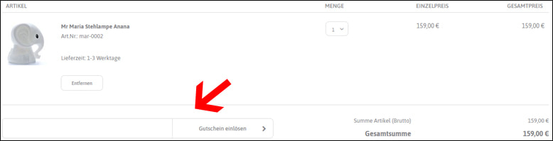 Engel & Bengel Gutscheincode eintragen Engel & Bengel Gutschein einlösen