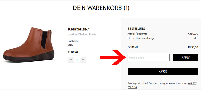 FitFlop Gutschein einfach im Warenkorb einlösen FitFlop Gutschein einfach im Warenkorb einlösen