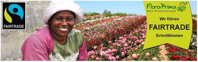 Fairtrade bei FloraPrima FloraPrima Rabatt