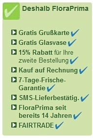 alle Vorteile auf einen Blick FloraPrima Vorteil