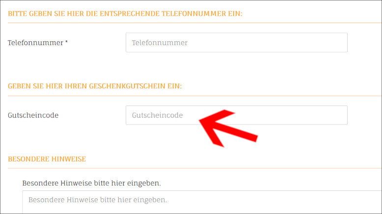 Den Gutschein hier einlösen Ein Flowers Deluxe Gutschein wird im zweiten Bestellschritt eingelöst
