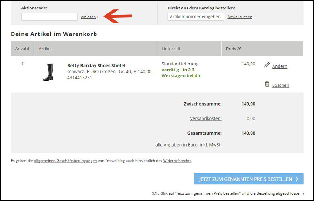 Hier löst du den Gutschein für Im walking ein Hier löst du den Gutschein für Im walking ein