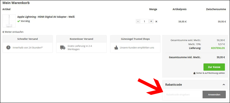 Hier kannst du den Handyhuellen.de Rabattcode eingeben Im Warenkorb den Handyhuellen.de Gutschein einloesen