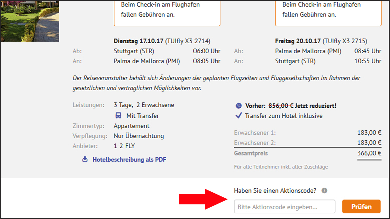 Hier lösen Sie Ihren 1-2-Fly Gutschein ein Hier lösen Sie Ihren 1-2-Fly Gutschein ein
