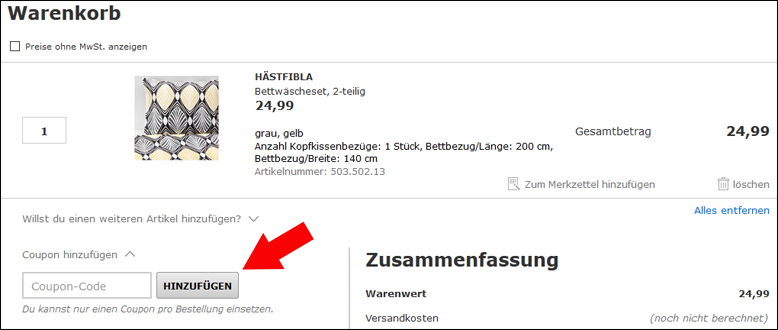 Lösen Sie hier den IKEA Gutschein ein Lösen Sie hier den IKEA Gutschein ein