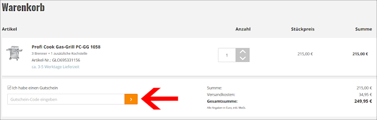 Gutscheincode hier einlösen Gutscheincode hier einlösen