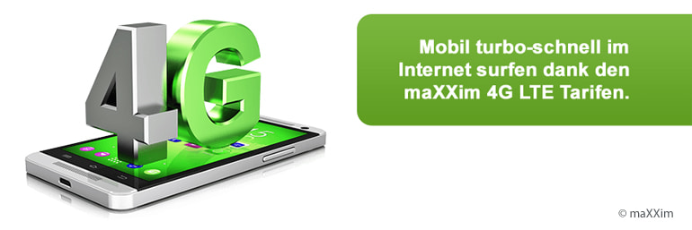 mit 4G superschnell surfen Gutschein maXXim