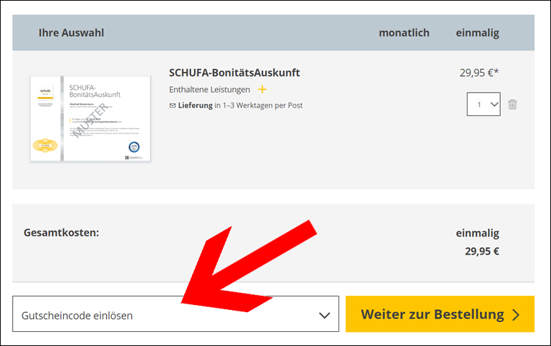 meineSCHUFA Gutschein: Alle Rabatte im Okt. 2023