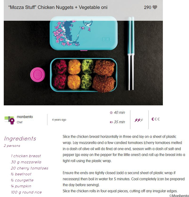 Rezeptvariante von Monbento Ein Rezept von Monbento