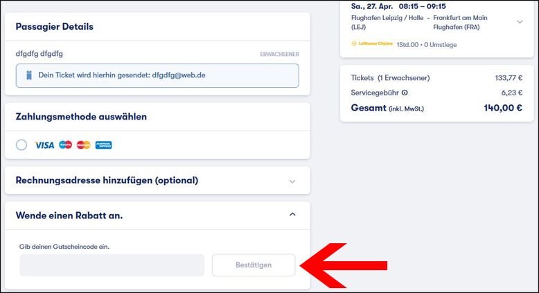 Deinen Omio Gutschein löst du hier Gib deinen Omio Gutschein hier ein