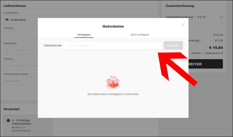 Verwende den Ouku Gutscheincode an der Kasse Aktiviere den Ouko Gutschein an der Kasse