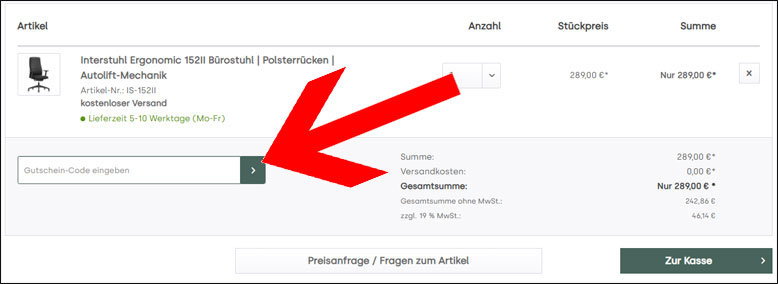 Wende deinen raumweltenheiss Gutschein im Warenkorb an