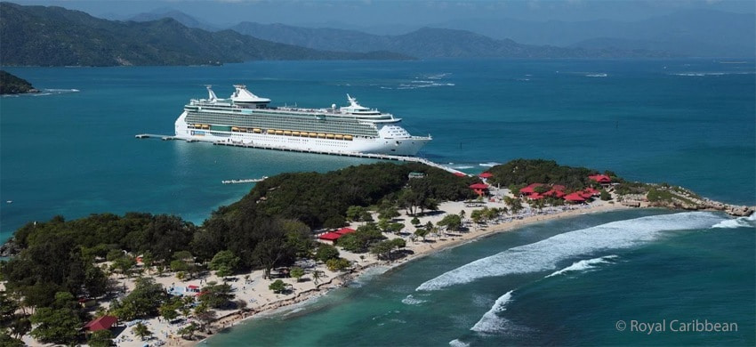 Cruise Liner in der Karibik Gutschein Royal Caribbean