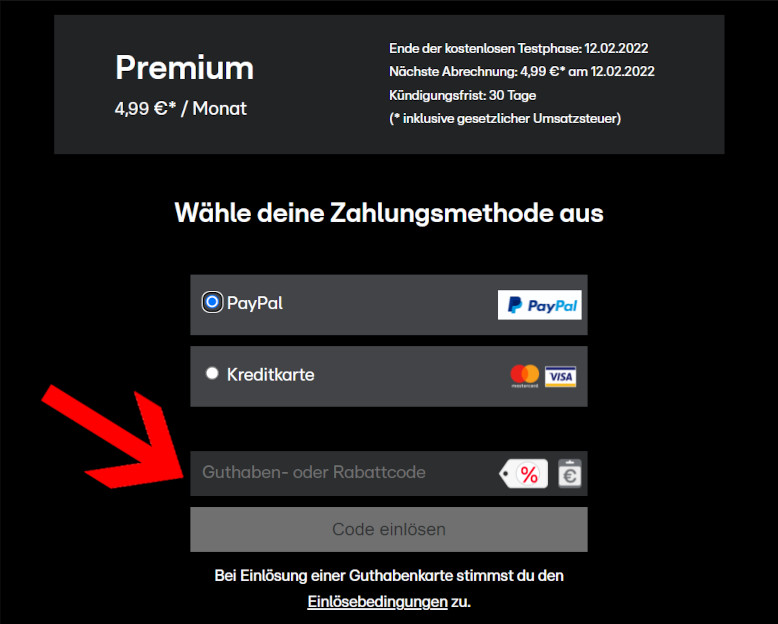 Deinen RTL+ Gutschein löst du an der Kasse ein Den RTL Plus Gutschein an der Kasse einlösen