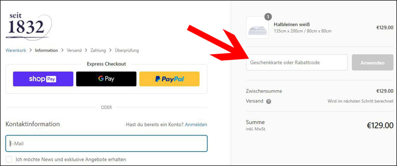 Seit1832 Gutschein 5 Rabatt Einlosbar Im April 2021