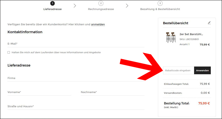 Gutscheincode hier eingeben Songmics Gutschein einlösen