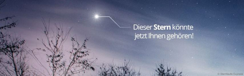 Dein Sterntaufe Express Stern Günstige Sterntaufen mit deinem Sterntaufe Express Gutschein