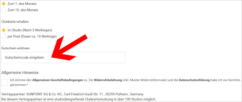Deinen SUNPOINT Gutschein löst du während der Bestellung ein Den SUNPOINT Coupon während der Bestellung einlösen