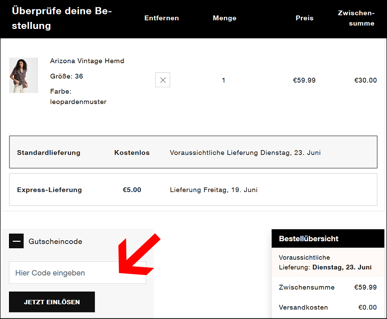 Löse deinen Superdry Rabattcode im Bestellprozess ein Löse deinen Superdry Gutschein im Bestellprozess ein