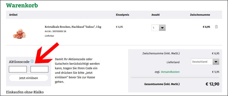 Verwende den Waschbär Gutscheincode im Warenkorb Löse den Waschbär Gutschein im Warenkorb ein