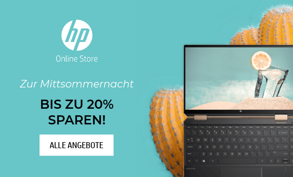 Bs zu 20% Rabatt auf ausgewählte HP Geräte