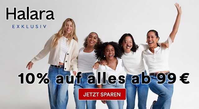 10% Rabatt auf das gesamte HALARA Sortiment