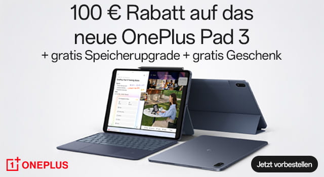 Bis zu 100 € Rabatt auf das Pad 3 bei OnePlus sichern