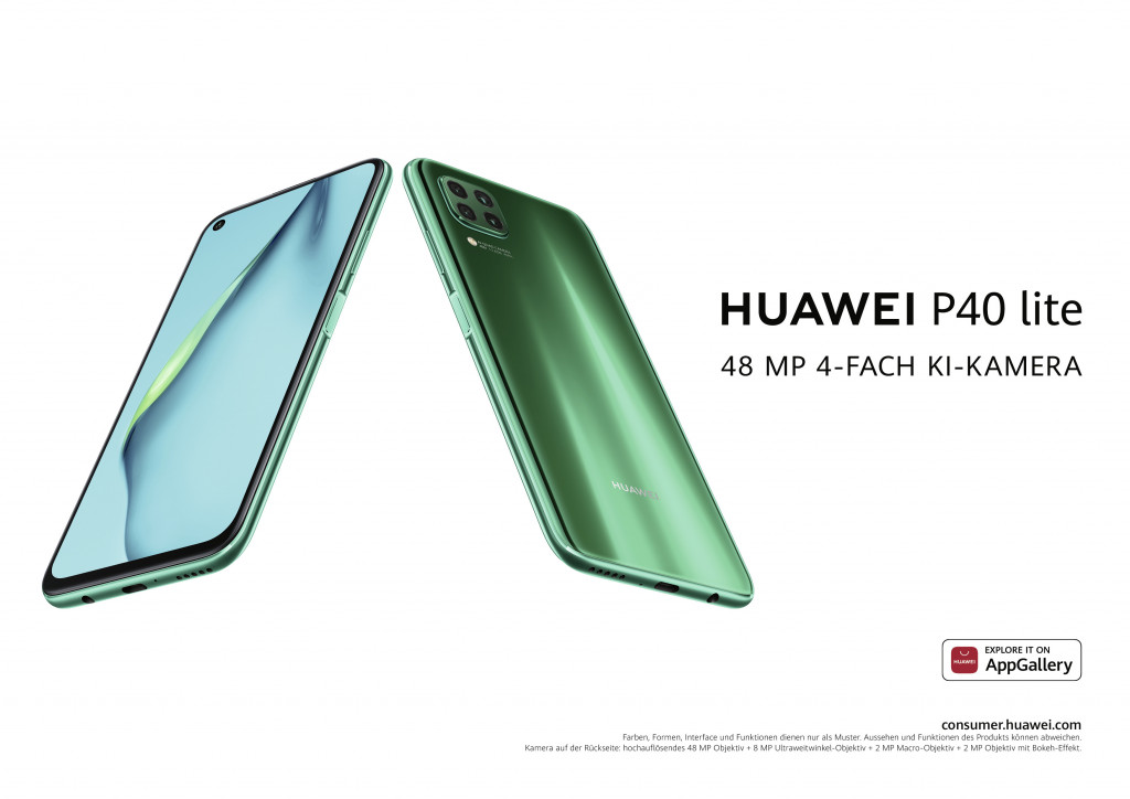 HUAWEI P40 lite mit 4-Fach Kamera HUAWEI P40 lite mit 4-Fach Kamera