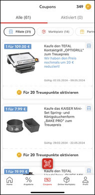 Treuepunkte in der Kaufland Card App einlösen Treuepunkte in der Kaufland Card App einlösen