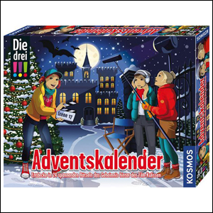 Die drei !!! Adventskalender mit Rätseln Die drei !!! Adventskalender 2021