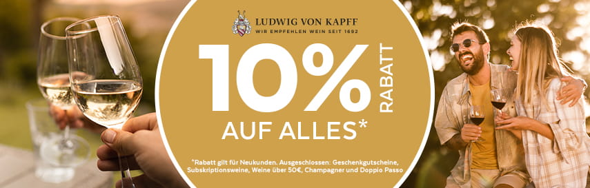 Als Neukund*in 10% auf fast alles sparen!