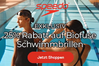 Spare exklusiv 25% auf Biofuse Schwimmbrillen!