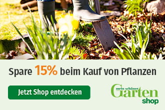 15% Mein Schöner Garten Shop Rabattcode für Pflanzen