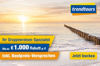 Jetzt bis zu 1.000 € Rabatt pro Person sichern!