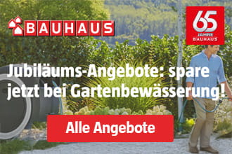 Jetzt viele Produkte reduziert bei Bauhaus