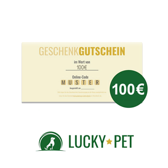 Preis: Ein 100 € Gutschein von Lucky-Pet